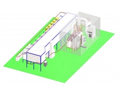 全自動(dòng)在線前處理噴涂線